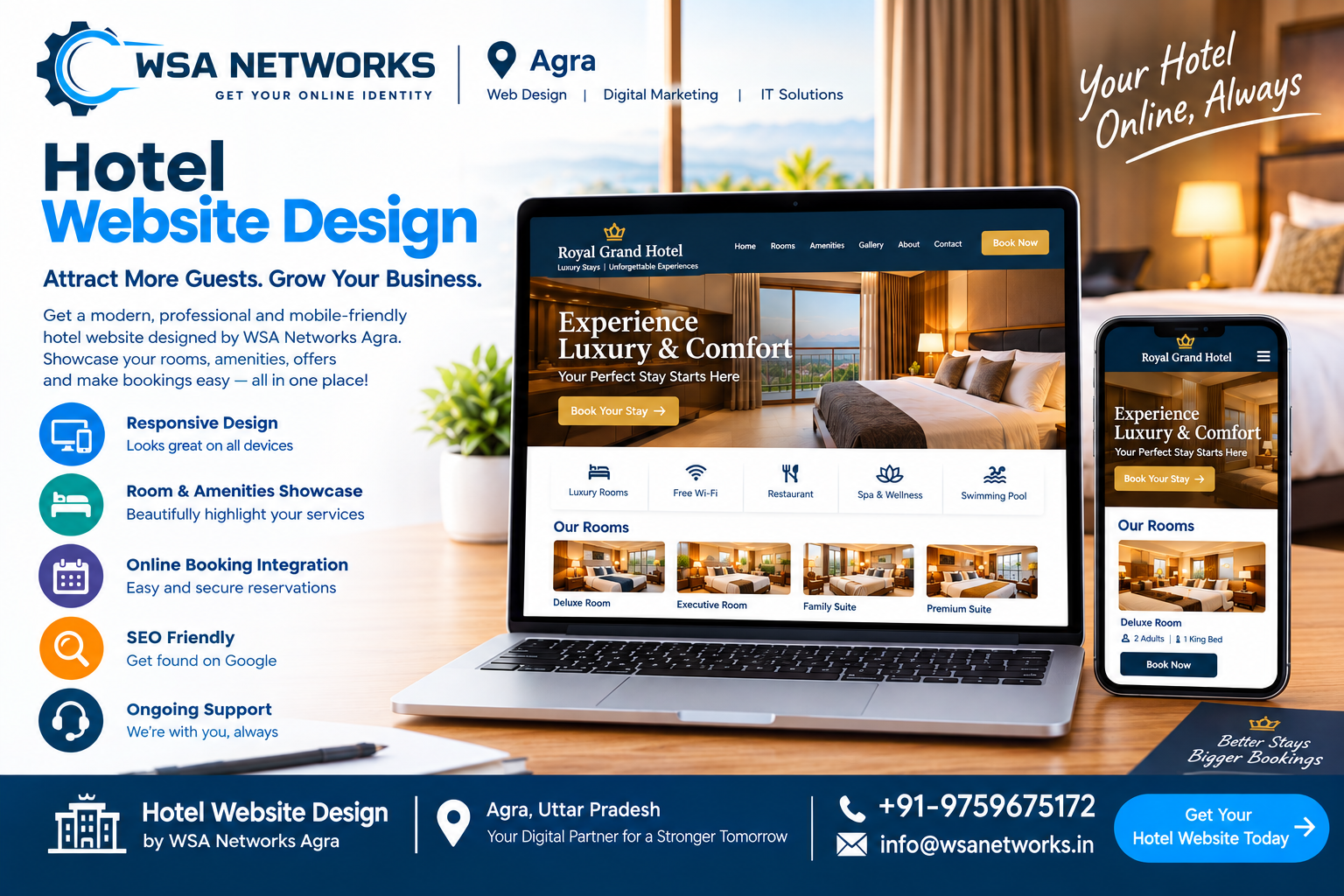 Hotel Web Design Company Agra